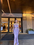Halter Neck Hollow Out Ladies Party Dresses